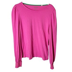 Boden Vibrant Pink Knit Top Sz US 8